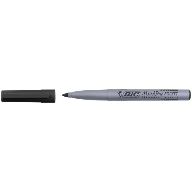 Marqueur Permanent Noir Pointe Fine Ogive BIC référence fournisseur 2432956